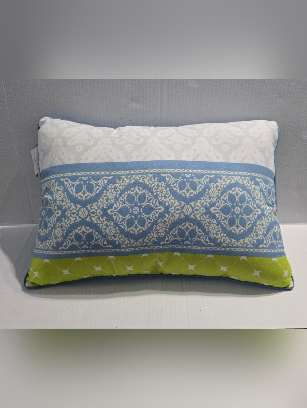 Pacific Coast Textiles Sanctuary RN# 64708 Blue Green Throw Pillow Rectangular